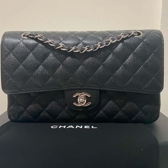 CHANEL Handbags - Chanel Caviar Quilted Classic Medium Flap